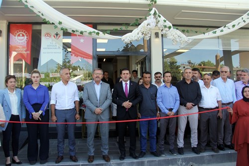 GÖKSUN KAYMAKAMLIĞI AİLE DESTEK MERKEZİ’NİN AÇILIŞI YAPILDI
